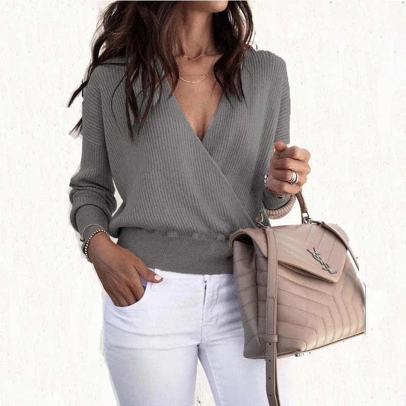 Sexy Deep V Bat Sleeve Women Shirts 2019 Spring Fashion Choker Lady Cross Blouses Casual Tops Blusas
Sexy Deep V Bat Sleeve Women Shirts 2019 Spring Fashion Choker Lady Cross Blouses Casual Tops Blusas