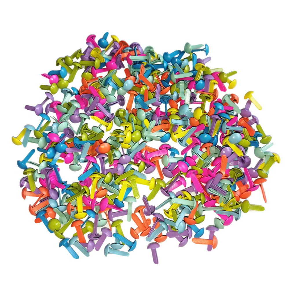 100 Pcs Mini Brads Assorted Colors Round Brad Pastel Brads for Scrapbooking Crafts Making Stamping and DIY - 5.5x11mm
100 Pcs Mini Brads Assorted Colors Round Brad Pastel Brads for Scrapbooking Crafts Making Stamping and DIY - 5.5x11mm