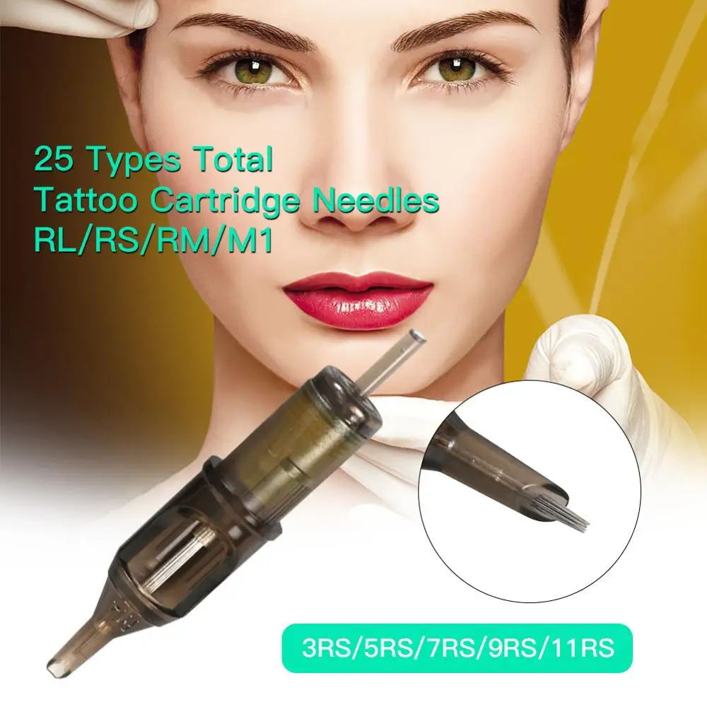 Hot Sale 10pcs Sterilized Disposable Tattoo Cartridge Needle RS Semi Permanent Makeup Machine Accessory 3RS/5RS/7RS/9RS-0-10
Hot Sale 10pcs Sterilized Disposable Tattoo Cartridge Needle RS Semi Permanent Makeup Machine Accessory 3RS/5RS/7RS/9RS-0-10