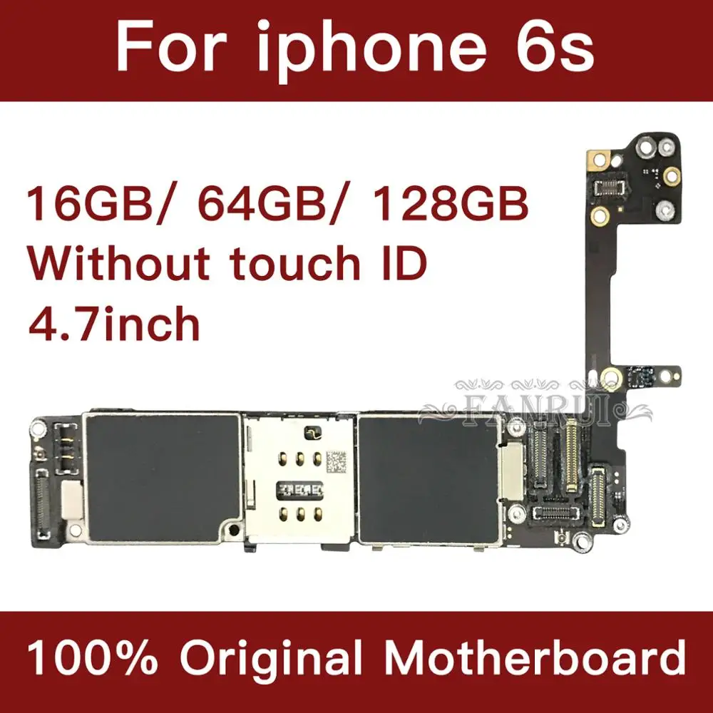 Материнская плата для iphone 6S с полными чипами разблокированная 6s логические платы