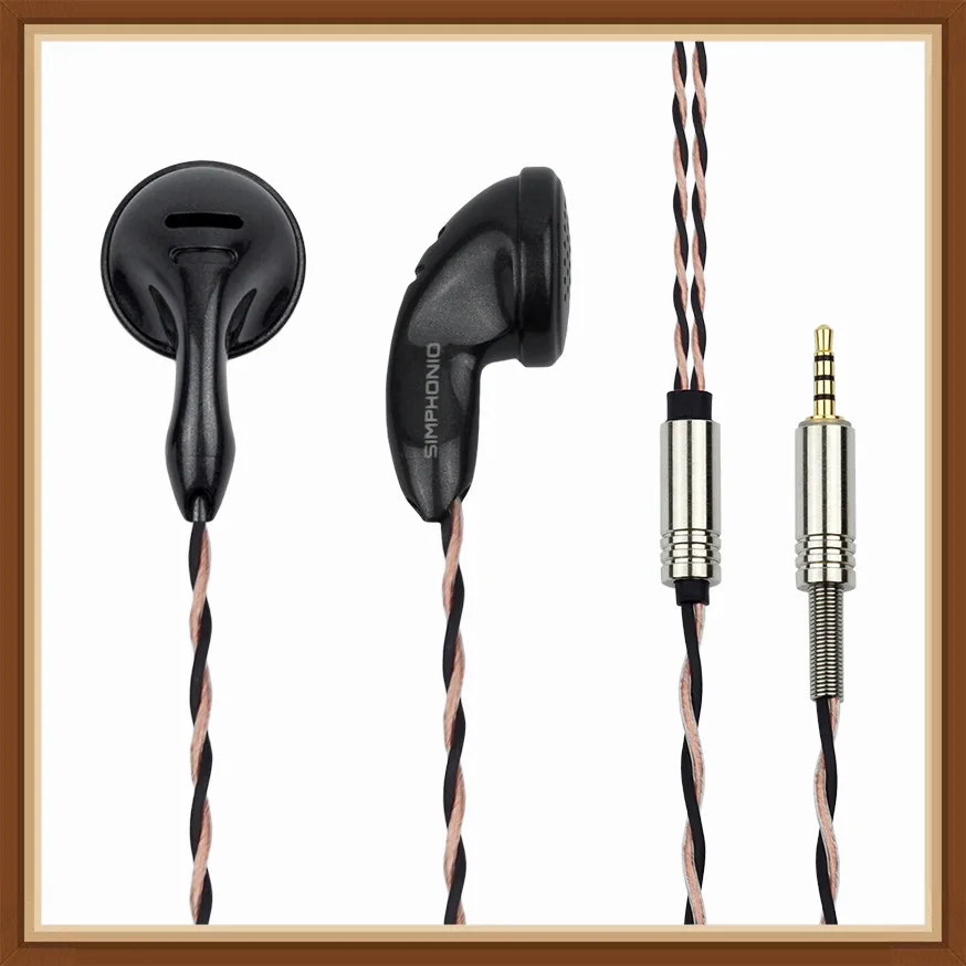 

Simphonio Dragon 2+ D2+ SWD2plus Dynamic Driver Audiophile Flat Head HiFi Music Monitor 2.5 Balanced 3.5 Stereo Earbuds Earphone