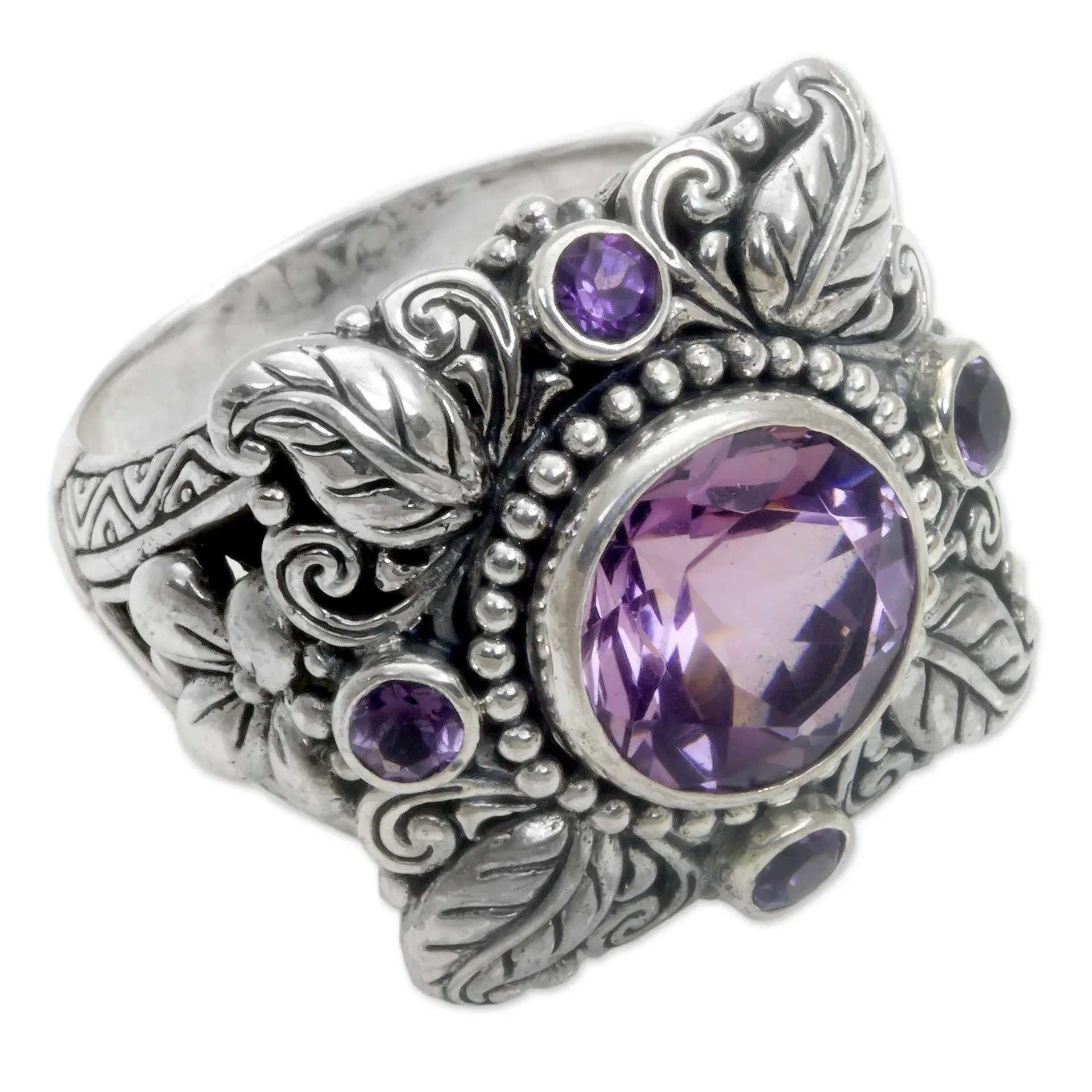 Luxury Amethyst Diamond Ring 925 Sliver Vintage Leaves Flower Ring for Women Anillos De Bague Etoile Bizuteria Obsidian Ring Men
Luxury Amethyst Diamond Ring 925 Sliver Vintage Leaves Flower Ring for Women Anillos De Bague Etoile Bizuteria Obsidian Ring Men