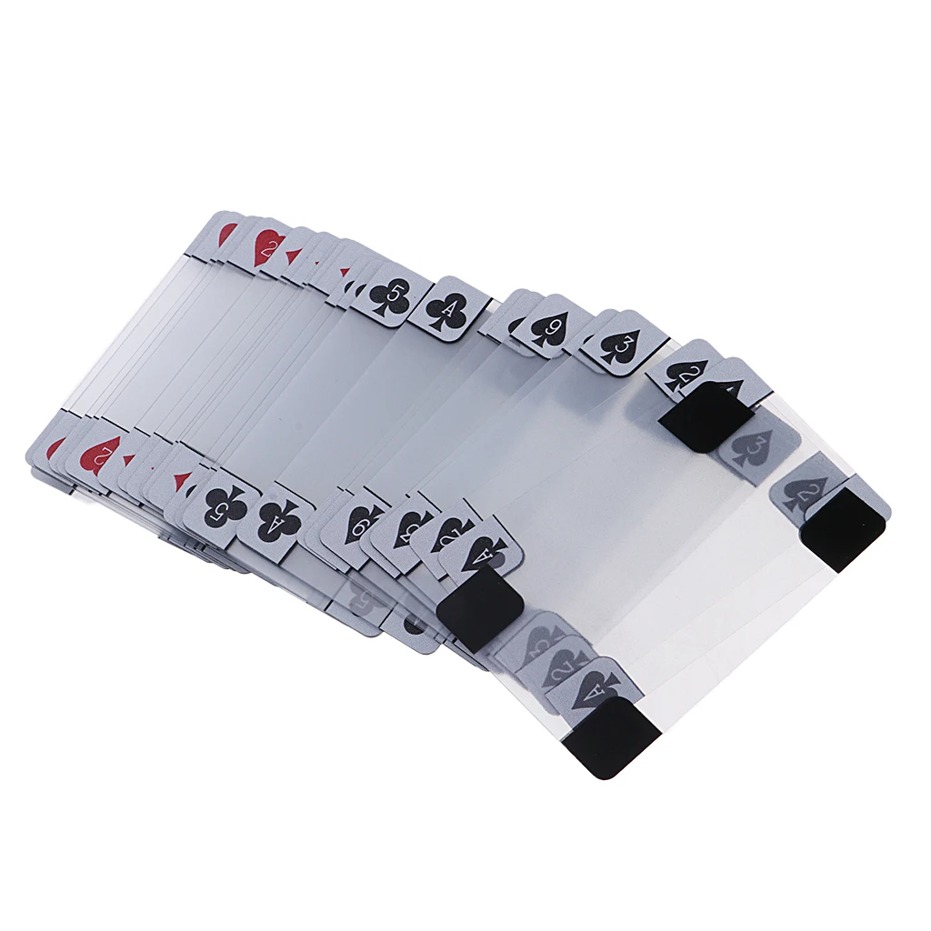 1/set PVC Clear Poker Brand New Playing Cards Transparent 54 Poker Card Casino Poker Magic Poker Game Favors Table Game
1/set PVC Clear Poker Brand New Playing Cards Transparent 54 Poker Card Casino Poker Magic Poker Game Favors Table Game