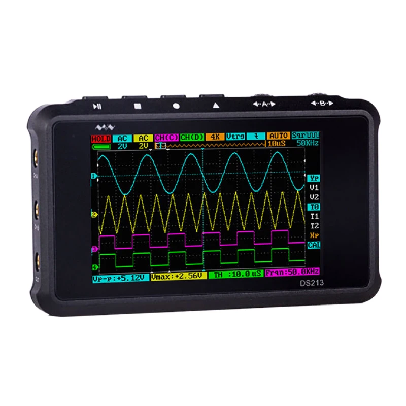 mini Ds213 Portable Pocket Digital Oscilloscope 4-Channel 100Ms / S Lcd Display Pocket Oscilloscope
mini Ds213 Portable Pocket Digital Oscilloscope 4-Channel 100Ms / S Lcd Display Pocket Oscilloscope