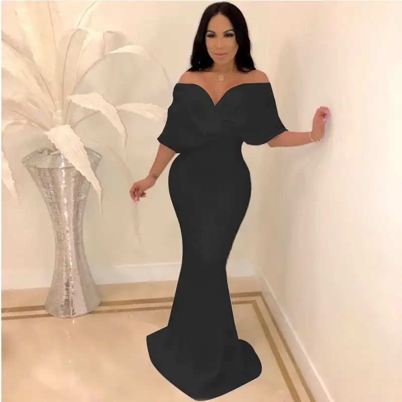 bodycon maxi evening dress