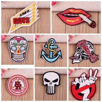 High-quality Punk Series Embroidery Patches Iron T-Shirt Jackets Coats Sew on Fabric Clothes Skeleton Skull Appliques
High-quality Punk Series Embroidery Patches Iron T-Shirt Jackets Coats Sew on Fabric Clothes Skeleton Skull Appliques