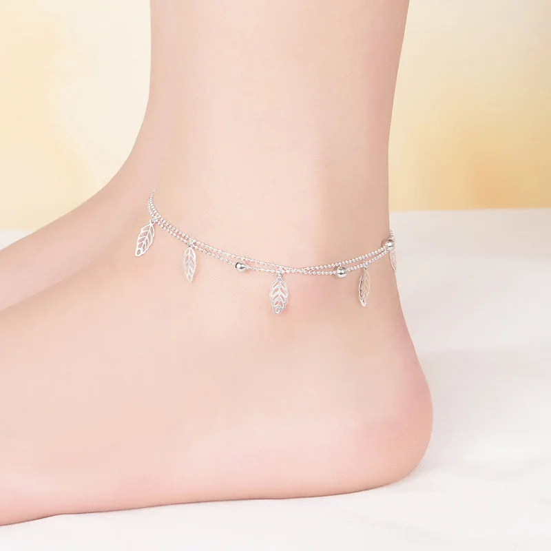 Fashion 925 Sterling Silver Anklet fine Jewelry Simple rose Foot Chain For Women Girl S925 Silver Ankle Chain Leg Bracelet
Fashion 925 Sterling Silver Anklet fine Jewelry Simple rose Foot Chain For Women Girl S925 Silver Ankle Chain Leg Bracelet