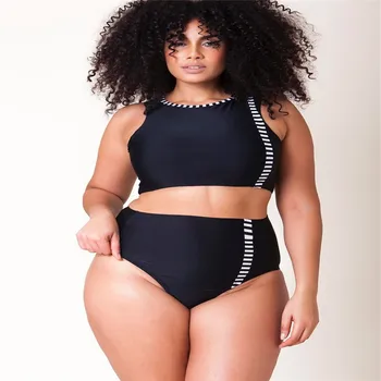 Plus Size Swimsuit Women High Waisted Swimwear Padded Bathing Suit Sexy Cropped Swim Suit Female 2019 New Strapless Swim Wears
Plus Size Swimsuit Women High Waisted Swimwear Padded Bathing Suit Sexy Cropped Swim Suit Female 2019 New Strapless Swim Wears