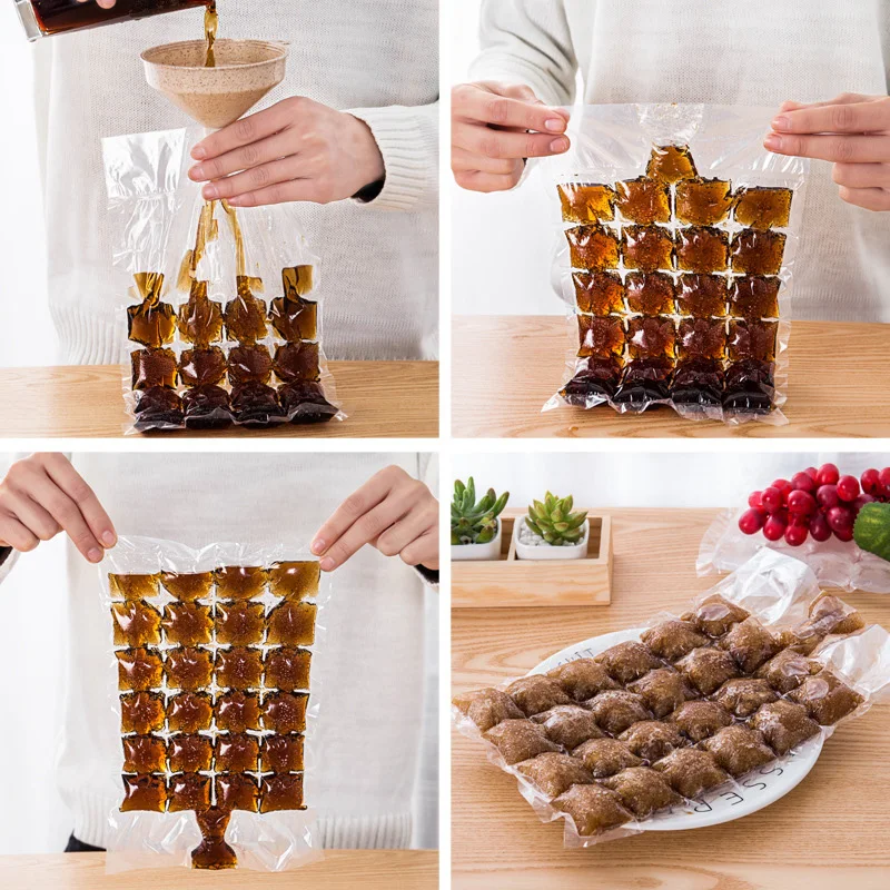 Popular Self Seal Disposable Kitchen Accessories Ice Mold Portable Creative Hot Sale High Quality Convenient 10PCS/Set Ice Bag
Popular Self Seal Disposable Kitchen Accessories Ice Mold Portable Creative Hot Sale High Quality Convenient 10PCS/Set Ice Bag