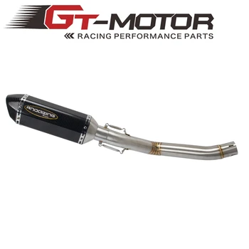 Motorcycle Exhaust System Slip On Middle Pipe Link Pipe For Benelli TRK 502 TRK502 2016 2017 2018 Slip-On with Exhaust Muffler
Motorcycle Exhaust System Slip On Middle Pipe Link Pipe For Benelli TRK 502 TRK502 2016 2017 2018 Slip-On with Exhaust Muffler