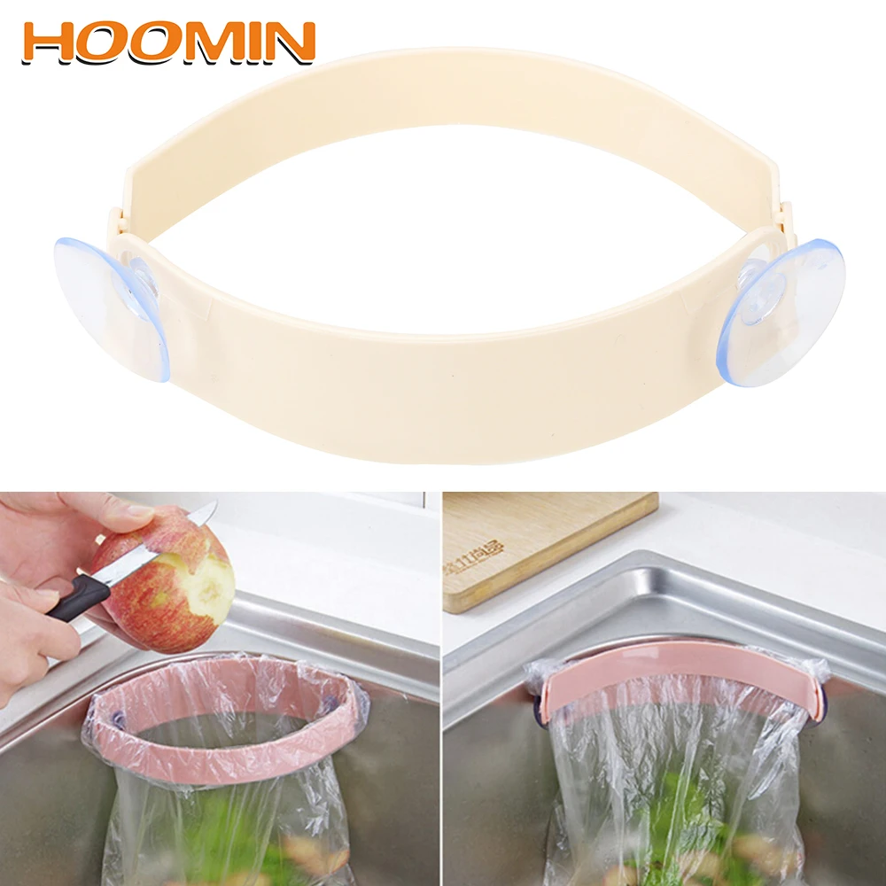 HOOMIN Rubbish Bag Holder Hanger Trash Rack Garbage Storage Rack Rubbish Bag Holder Strong Suction Cup for Kitchen Sink
HOOMIN Rubbish Bag Holder Hanger Trash Rack Garbage Storage Rack Rubbish Bag Holder Strong Suction Cup for Kitchen Sink