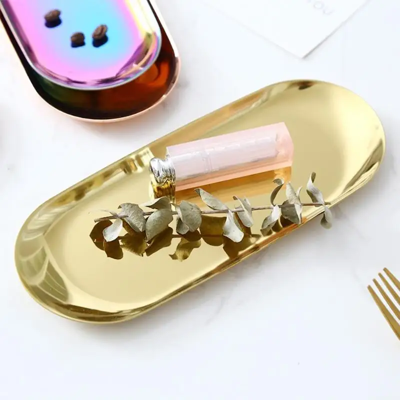 Nordic Style Stainless Steel Dessert Plate Nut Food Fruit Cake Bread Tray Snack Metal Plate Dinnerware Home Storage Tray
Nordic Style Stainless Steel Dessert Plate Nut Food Fruit Cake Bread Tray Snack Metal Plate Dinnerware Home Storage Tray