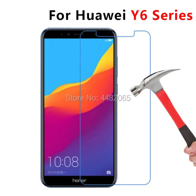Защитное стекло закаленное 9h для Huawei Y6 Prime 2018 II 2 Pro 2017 Y635 Y 6 6y Y6ii Y6prime Y6pro|Защитные