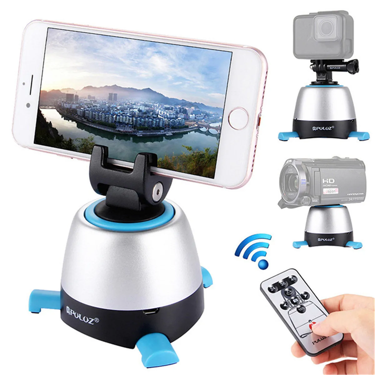 Mini Translation Panoramic Tripod Head Electric 360 Rotation Panorama Time Lapse Head with remote control Stabilizer for Gopro
Mini Translation Panoramic Tripod Head Electric 360 Rotation Panorama Time Lapse Head with remote control Stabilizer for Gopro