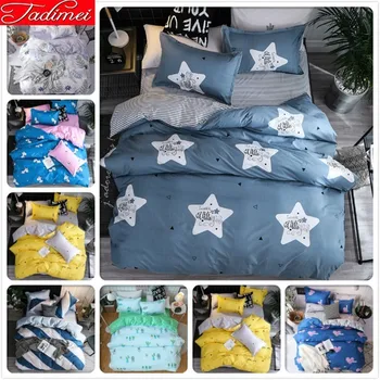 Big Stars Grey Duvet Cover 3/4 Pcs Bedding Set Adult Kids Soft Cotton Bed Linen Single Full Queen King Size Bedspreads 180x220cm
Big Stars Grey Duvet Cover 3/4 Pcs Bedding Set Adult Kids Soft Cotton Bed Linen Single Full Queen King Size Bedspreads 180x220cm