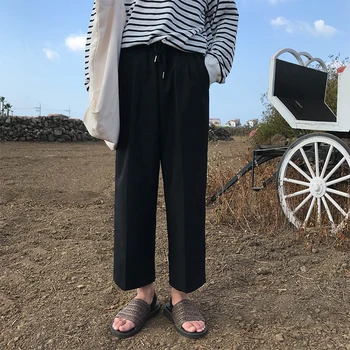 Autumn New Pants Men Fashion Casual Loose Streetwear Elastic Waist Hip Hop Trousers Man Solid Color Joggers Sweatpants Male
Autumn New Pants Men Fashion Casual Loose Streetwear Elastic Waist Hip Hop Trousers Man Solid Color Joggers Sweatpants Male