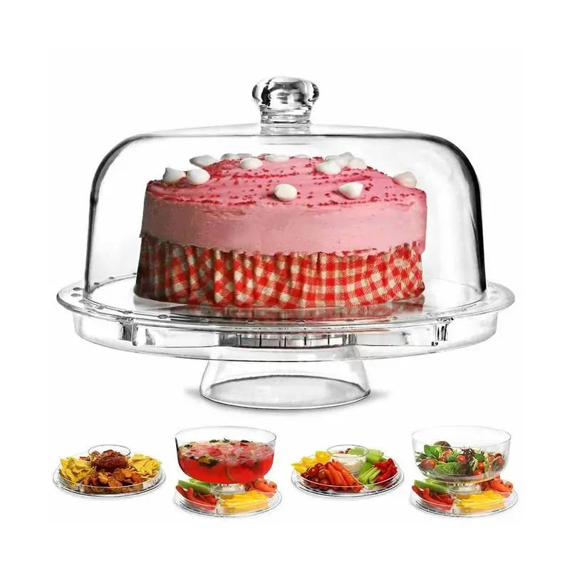 New Arrival Cake Shelf Food Storage Box 3-In-1 Cake Stand Cupcake Footed Cake Plate for Fruit Dessert Serving Trays Cover
New Arrival Cake Shelf Food Storage Box 3-In-1 Cake Stand Cupcake Footed Cake Plate for Fruit Dessert Serving Trays Cover