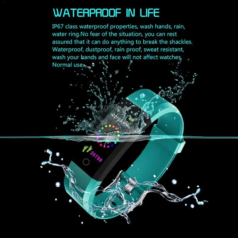 For 115Plus Smart Bracelet Color Screen Sport Smart Watch Blood Heart Rate Sleep Monitoring Steps Count New Smartband Smartwatch
For 115Plus Smart Bracelet Color Screen Sport Smart Watch Blood Heart Rate Sleep Monitoring Steps Count New Smartband Smartwatch