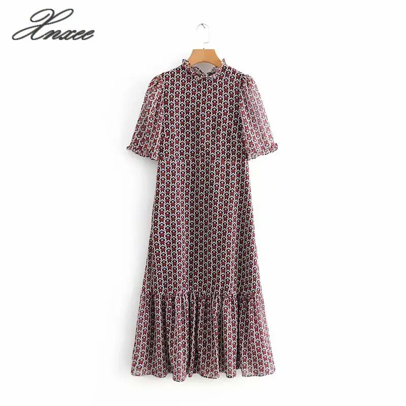 women sweet hearts print ruffled collar midi dress ladies back bow tied pleated ruffles vestidos high street chic dresses
women sweet hearts print ruffled collar midi dress ladies back bow tied pleated ruffles vestidos high street chic dresses