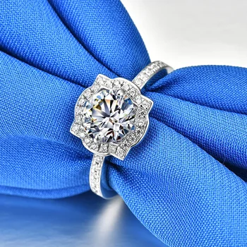 Camellia Shaped Rings 2ct Carat AAAAA High Quality NSCD CZ Rings for Women S925 Sterling Sliver Anniversary Rings
Camellia Shaped Rings 2ct Carat AAAAA High Quality NSCD CZ Rings for Women S925 Sterling Sliver Anniversary Rings