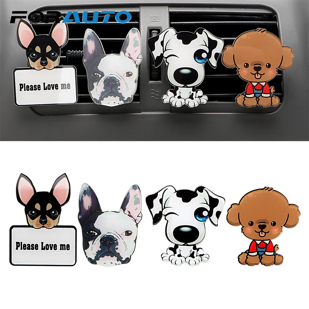 FORAUTO Air Freshener Air Conditioner Outlet Clip Car Outlet Perfume Car-styling Car Ornament Solid Fragrance Cute Puppy Dog
FORAUTO Air Freshener Air Conditioner Outlet Clip Car Outlet Perfume Car-styling Car Ornament Solid Fragrance Cute Puppy Dog