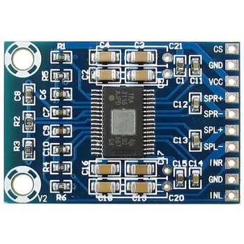 TPA3116D2 Mini Digital Power Audio Stereo Amplifier Board, Dual Channel 50W Class D DC 12-24V Ampli AMP Amplify Module
TPA3116D2 Mini Digital Power Audio Stereo Amplifier Board, Dual Channel 50W Class D DC 12-24V Ampli AMP Amplify Module