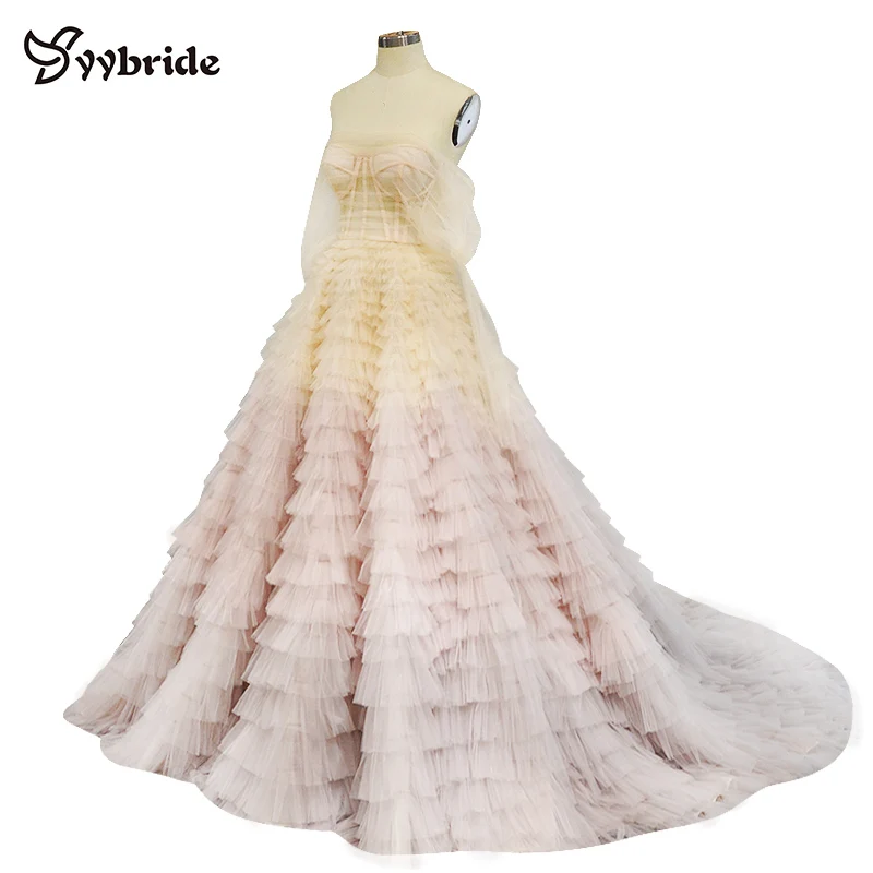 YYbride New Design Light Pink Colorfully Tulle Boat Neck Prom Dresses A-Line Cap Sleeves Tailor Made Elegant Evening Dresses
YYbride New Design Light Pink Colorfully Tulle Boat Neck Prom Dresses A-Line Cap Sleeves Tailor Made Elegant Evening Dresses