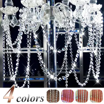 Acrylic Crystal Rhinestone Bead Garland Curtain Chandelier Accessories Wedding Home Decoration DIY Accessories
Acrylic Crystal Rhinestone Bead Garland Curtain Chandelier Accessories Wedding Home Decoration DIY Accessories