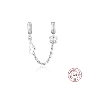 Fits Pandora Charms Bracelet 925 Sterling Silver Decorative Butterflies Safety Chain Charm Beads Original 925 Jewelry Making
Fits Pandora Charms Bracelet 925 Sterling Silver Decorative Butterflies Safety Chain Charm Beads Original 925 Jewelry Making
