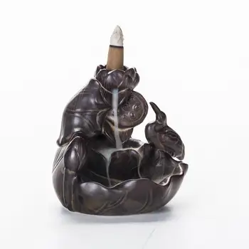 Lotus Backflow Incense Burner Smoke Waterfall Incense Holder Ceramic Aromatherapy Furnace Aromatic Home Office Incense Road
Lotus Backflow Incense Burner Smoke Waterfall Incense Holder Ceramic Aromatherapy Furnace Aromatic Home Office Incense Road