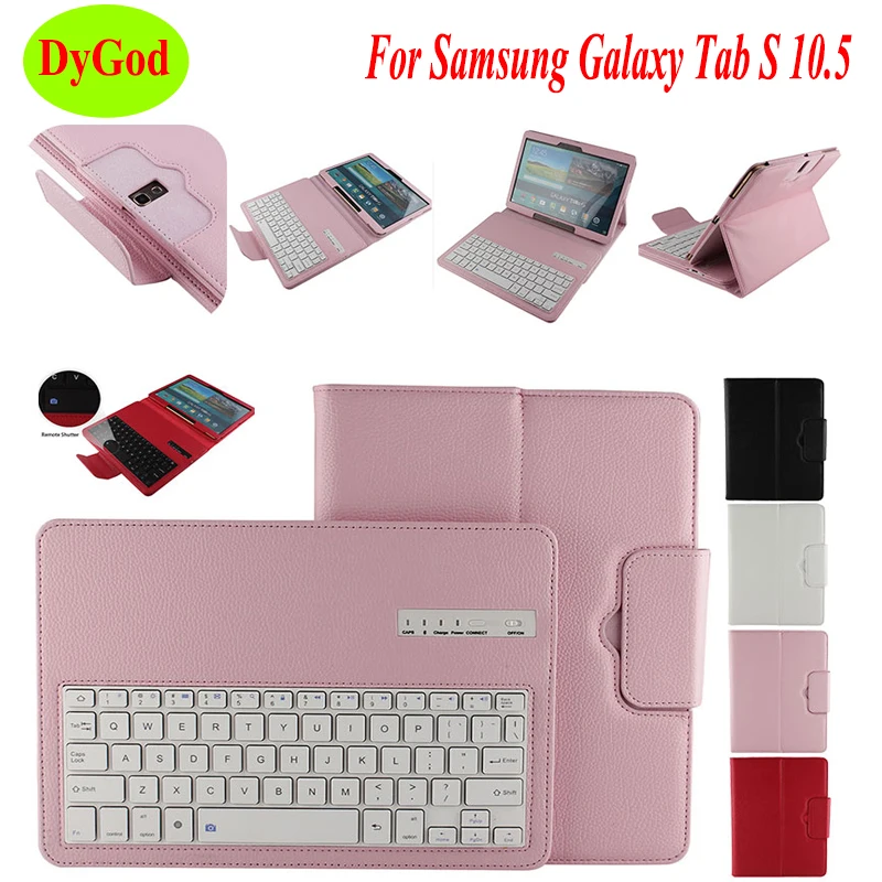 Чехол с беспроводной Bluetooth клавиатурой для Samsung Galaxy Tab S SM T800 T805 10 5 ''защитный