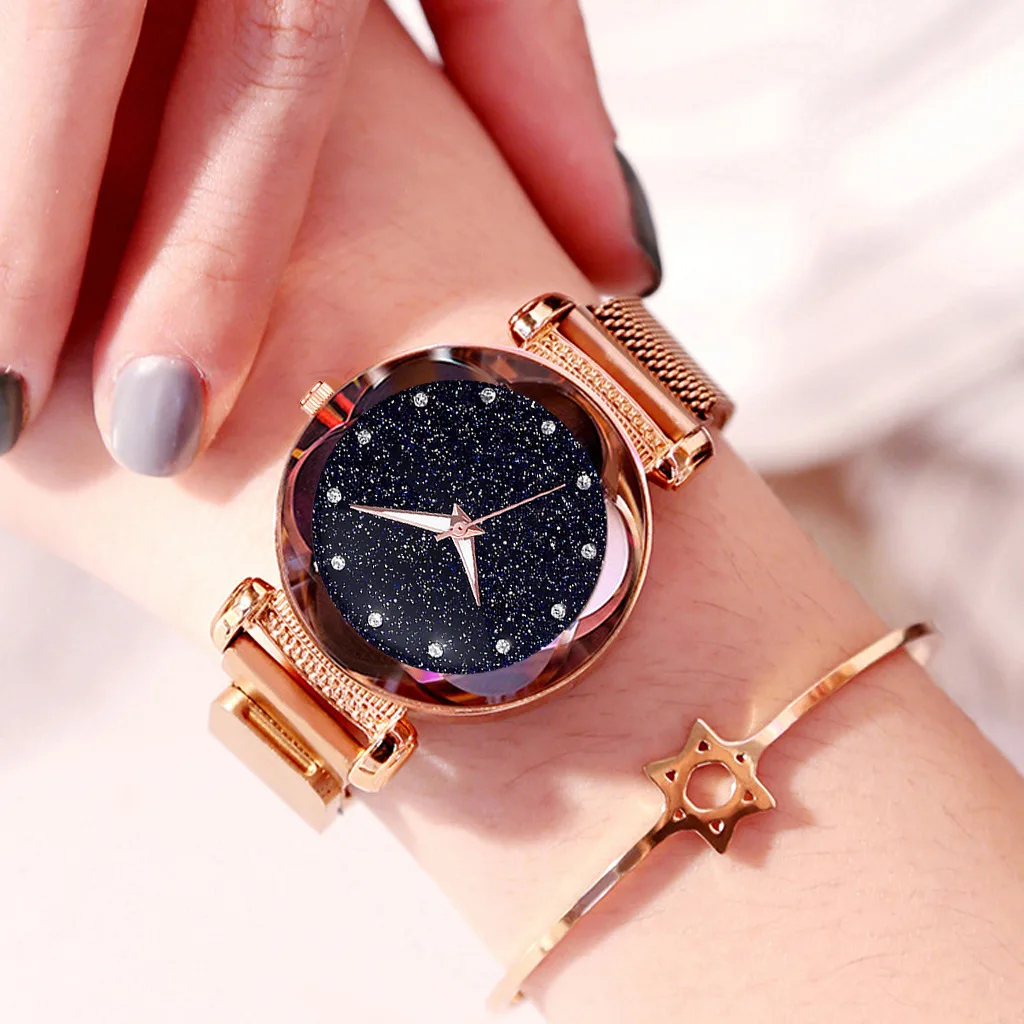 To Brand Luxury Diamond Watch Women Magnet Starry Sky Ladies Wrist Watches Rhinestone Female Clock relogio feminino montre femme
To Brand Luxury Diamond Watch Women Magnet Starry Sky Ladies Wrist Watches Rhinestone Female Clock relogio feminino montre femme