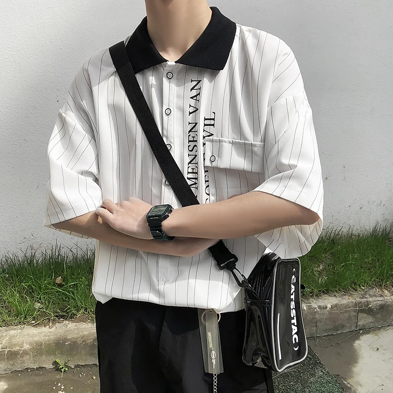 2019 Spring And Summer New Korean Fashion Tide Male Loose Quality Pure Cotton Solid Color Printing Leisure Harajuku Shirt
2019 Spring And Summer New Korean Fashion Tide Male Loose Quality Pure Cotton Solid Color Printing Leisure Harajuku Shirt