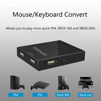 

Portable High Speed plug and play Mouse Keyboard Converte For PS3 / PS4 / XBOX 360 / XBOX ONE no need download softwar