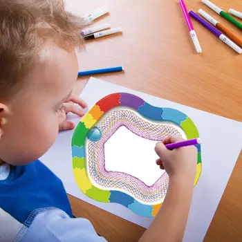 19pcs Spirograph Drawing Toy Set for Kids Spiral Rail Frame Drawing Toy Creative Design Painting Learning Kids Educational Toys
19pcs Spirograph Drawing Toy Set for Kids Spiral Rail Frame Drawing Toy Creative Design Painting Learning Kids Educational Toys
