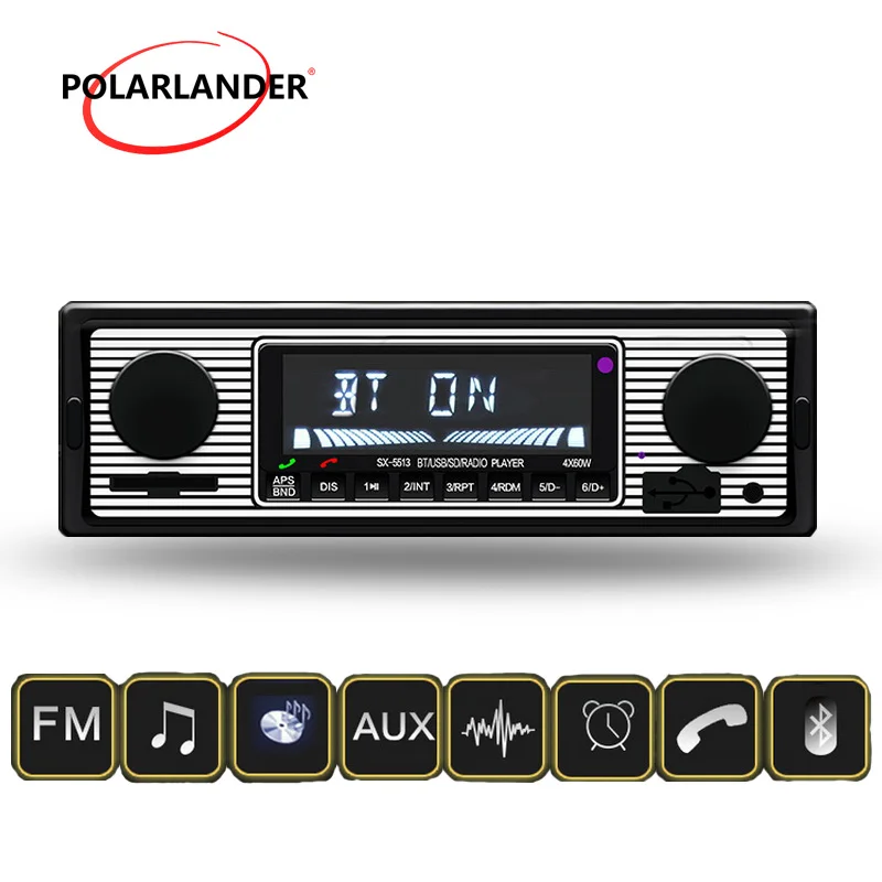 Car Radio 12V Stereo NEW Bluetooth MP3 FM USB SD AUX Audio Electronics teypleri radio para carro autoradio 1din | Автомобили и