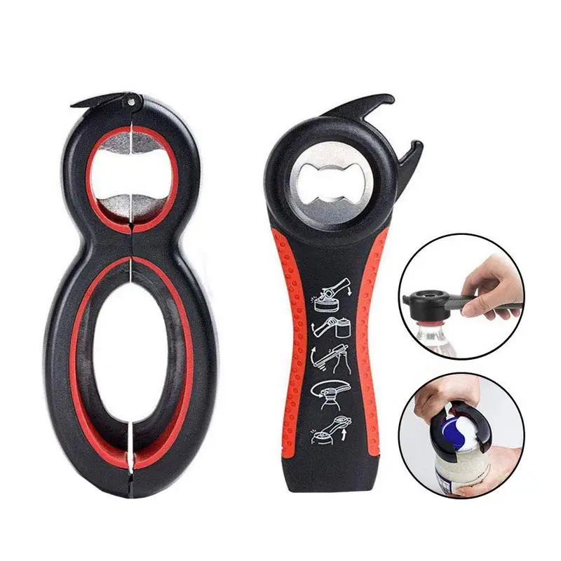 2 Pack Multi-Function Bottle Opener Set 6-In-1 Can Opener 5-In-1 Stainless Steel Beer Bottle Opener
2 Pack Multi-Function Bottle Opener Set 6-In-1 Can Opener 5-In-1 Stainless Steel Beer Bottle Opener