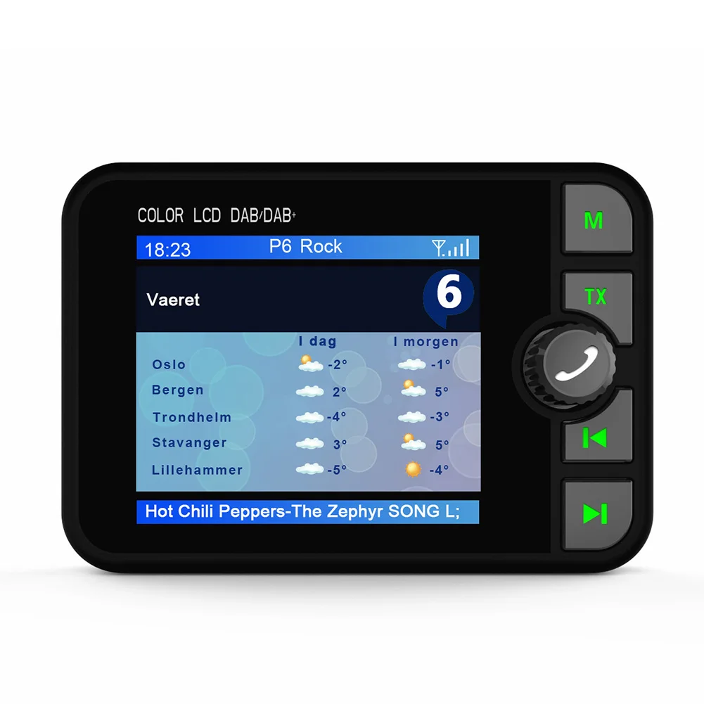 Universal Car Use Digital Radio 3.5mm Bluetooth Handsfree DAB/DAB Auto Player Portable MP3 Wide View Receiver FM Transmitter
Universal Car Use Digital Radio 3.5mm Bluetooth Handsfree DAB/DAB Auto Player Portable MP3 Wide View Receiver FM Transmitter