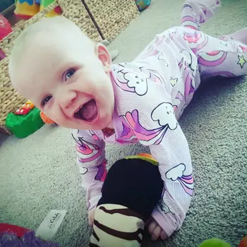 0-4YCute Newborn Baby Girls' Romper Long Sleeve Rainbow Cloud Print Romper Playsuits Outfits
0-4YCute Newborn Baby Girls' Romper Long Sleeve Rainbow Cloud Print Romper Playsuits Outfits