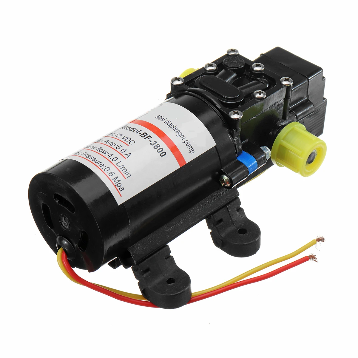 MTGATHER 12V DC 60W Mini Water Diaphragm Self Priming Pump Demand Fresh Low Pressure Pumps Easy to install
MTGATHER 12V DC 60W Mini Water Diaphragm Self Priming Pump Demand Fresh Low Pressure Pumps Easy to install