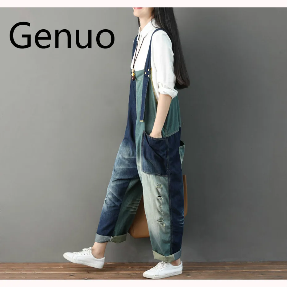 Womens Denim Wide Leg Cargo Jumpsuits Rompers Overalls Body for Ladies Patchwork Loose Plus Size Oversized Casual Fashion
Womens Denim Wide Leg Cargo Jumpsuits Rompers Overalls Body for Ladies Patchwork Loose Plus Size Oversized Casual Fashion