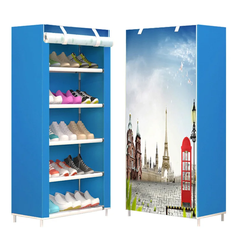 5-Tier Non-woven Fabric Shoes Cabinet Portable Assembly Shoe Storage Organizer Rack for Shoes Dust-proof Protection JC024
5-Tier Non-woven Fabric Shoes Cabinet Portable Assembly Shoe Storage Organizer Rack for Shoes Dust-proof Protection JC024