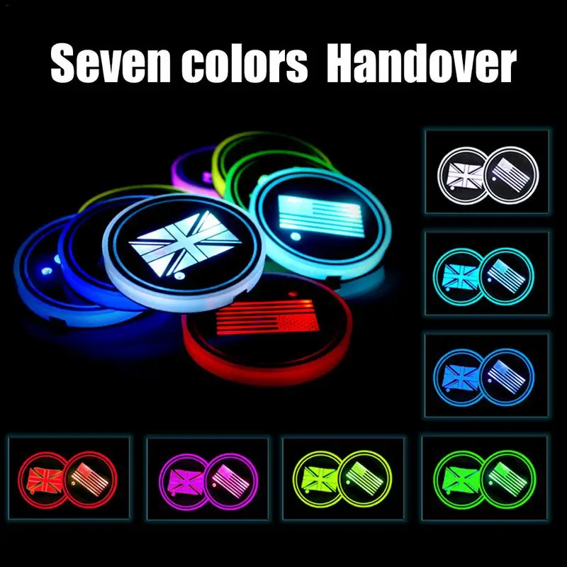 Car LED Light Coaster Anti-Slip America England Turkey Saudi Arabia Flag Pad Flag Smart Atmosphere Lighting Non-slip Mat
Car LED Light Coaster Anti-Slip America England Turkey Saudi Arabia Flag Pad Flag Smart Atmosphere Lighting Non-slip Mat
