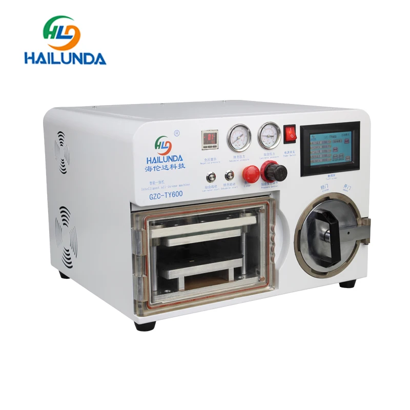 OCA Vacuum Laminator Machine with Bubble Remover Automatic All in One Magnet Laminating For Samsung Edge Curved Screen Phone Fix
OCA Vacuum Laminator Machine with Bubble Remover Automatic All in One Magnet Laminating For Samsung Edge Curved Screen Phone Fix