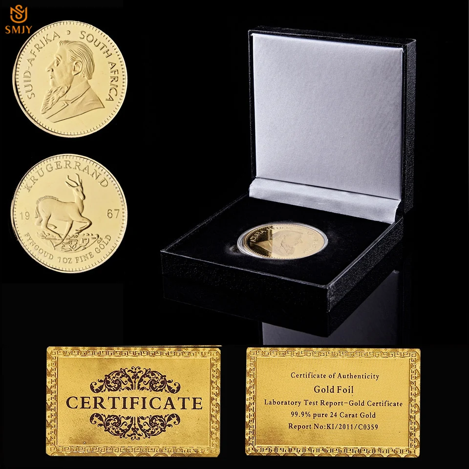 1967 South African Military Politician Paul Kruger 1OZ Fine Gold Metal Token Elk Challenge Coin W/Luxury Box Display
1967 South African Military Politician Paul Kruger 1OZ Fine Gold Metal Token Elk Challenge Coin W/Luxury Box Display