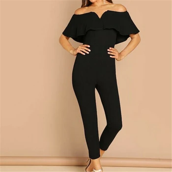 Sexy Women Jumpsuit Summer Ruffle Romper Solid Color Rompers Womens Jumpsuit Overalls One Piece Romper Streetwear Long Trousers
Sexy Women Jumpsuit Summer Ruffle Romper Solid Color Rompers Womens Jumpsuit Overalls One Piece Romper Streetwear Long Trousers