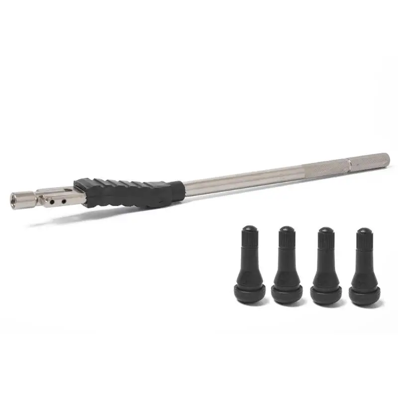 4pcs TR413 Snap-in Tire Rubber Valve Stems with Valve Stem Puller Tool Car Accessories Styling
4pcs TR413 Snap-in Tire Rubber Valve Stems with Valve Stem Puller Tool Car Accessories Styling