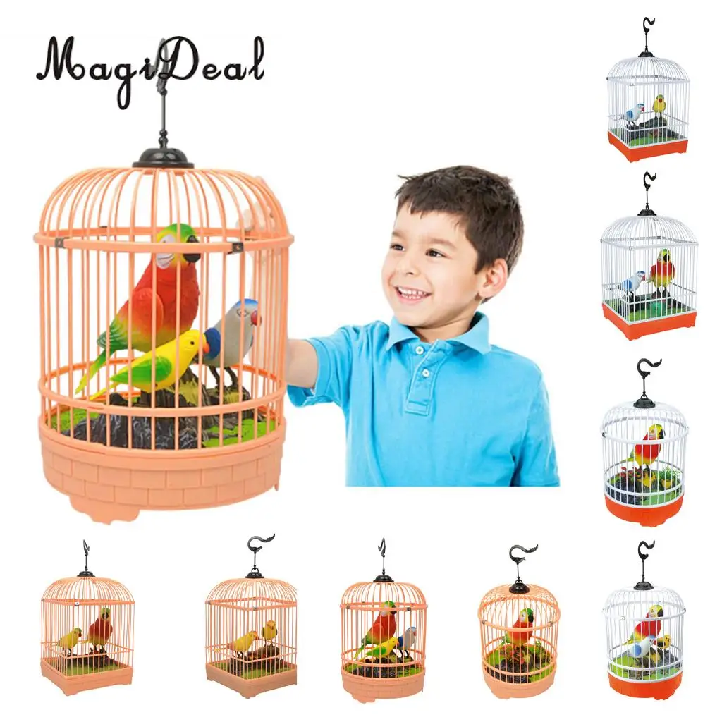 Simulation Singing Bird In Cage, Kids Voice Control Electronic Pet Toy, Home Garden Decoration
Simulation Singing Bird In Cage, Kids Voice Control Electronic Pet Toy, Home Garden Decoration
