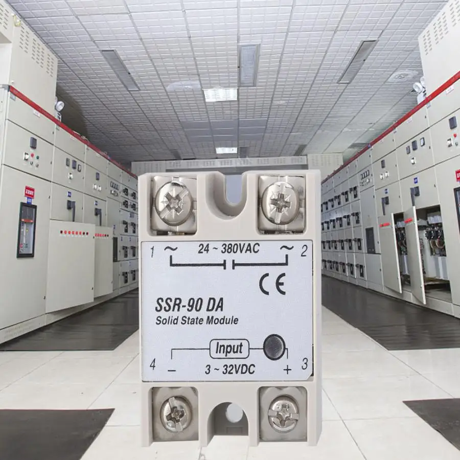 timer relay SSR-90DA 90A Solid State Relay Module SSR DC-AC Input 3-32V DC latching relay
timer relay SSR-90DA 90A Solid State Relay Module SSR DC-AC Input 3-32V DC latching relay
