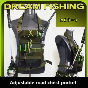 

None Multifunction Fishing Tackle lauger Storage Bag Case Cover Waist Packs Chest Bag Leg Pack Fishing Rod Bag fish Pocket